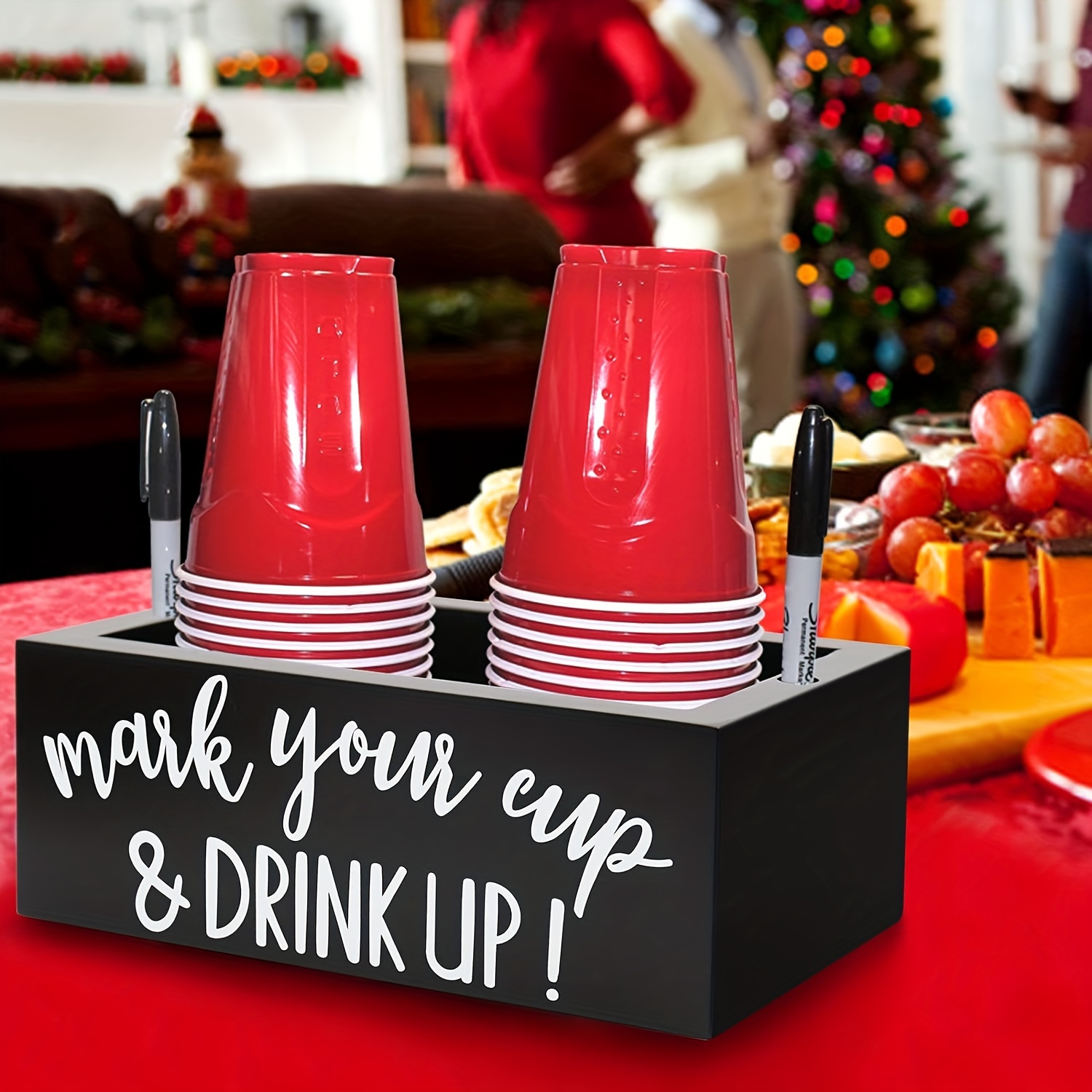 How to Make a Solo Cup Holder With a Marker Holder for the Holidays