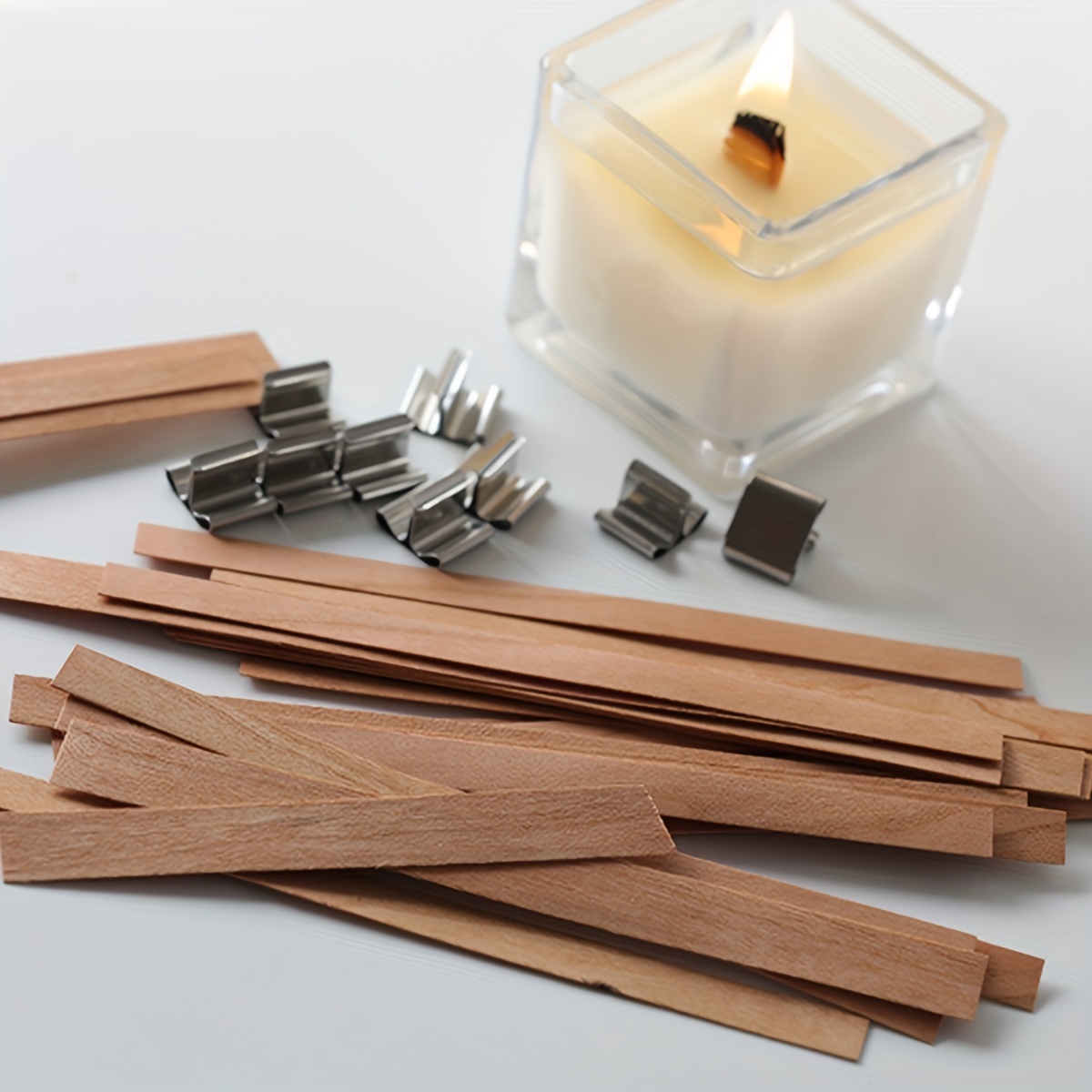 Wooden Wax Core Holder Soy Wax For Candles Aromatherapy - Temu