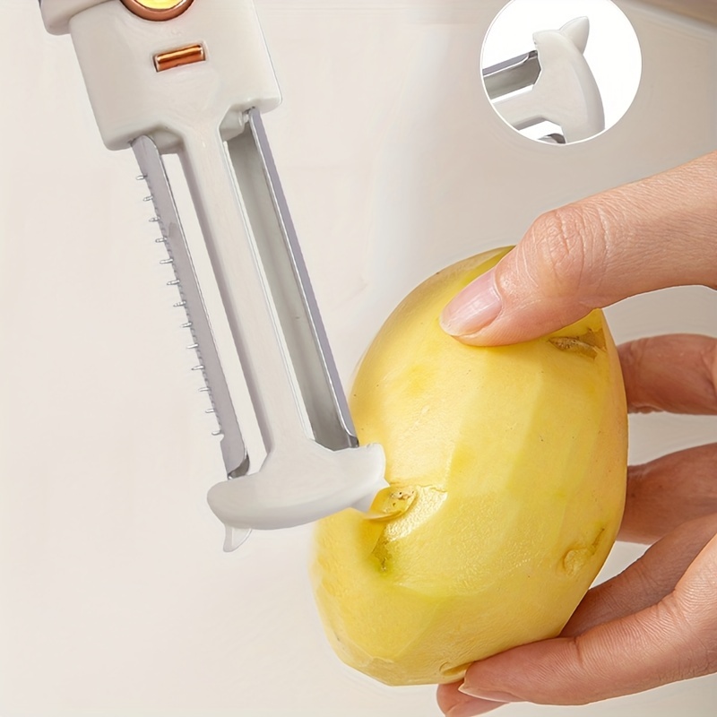 Fruit Peeler, Metal Vegetable Peeler, Potato Peeler, Fruit Cutter,  Multifunctional Vegetable Cutter, Reusable Melon Planer, Fruit Skin  Scraper, Kitchen Tools - Temu