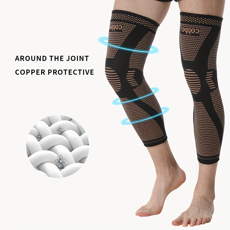 Copper Knee Brace Warm Knee Sleeve Support Sports Gym Hiking - Temu