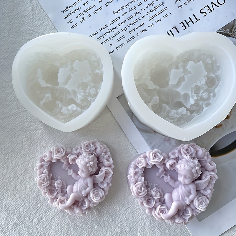 Holographic Heart Mold, Mould Making Crafts, Heart Shape Mold