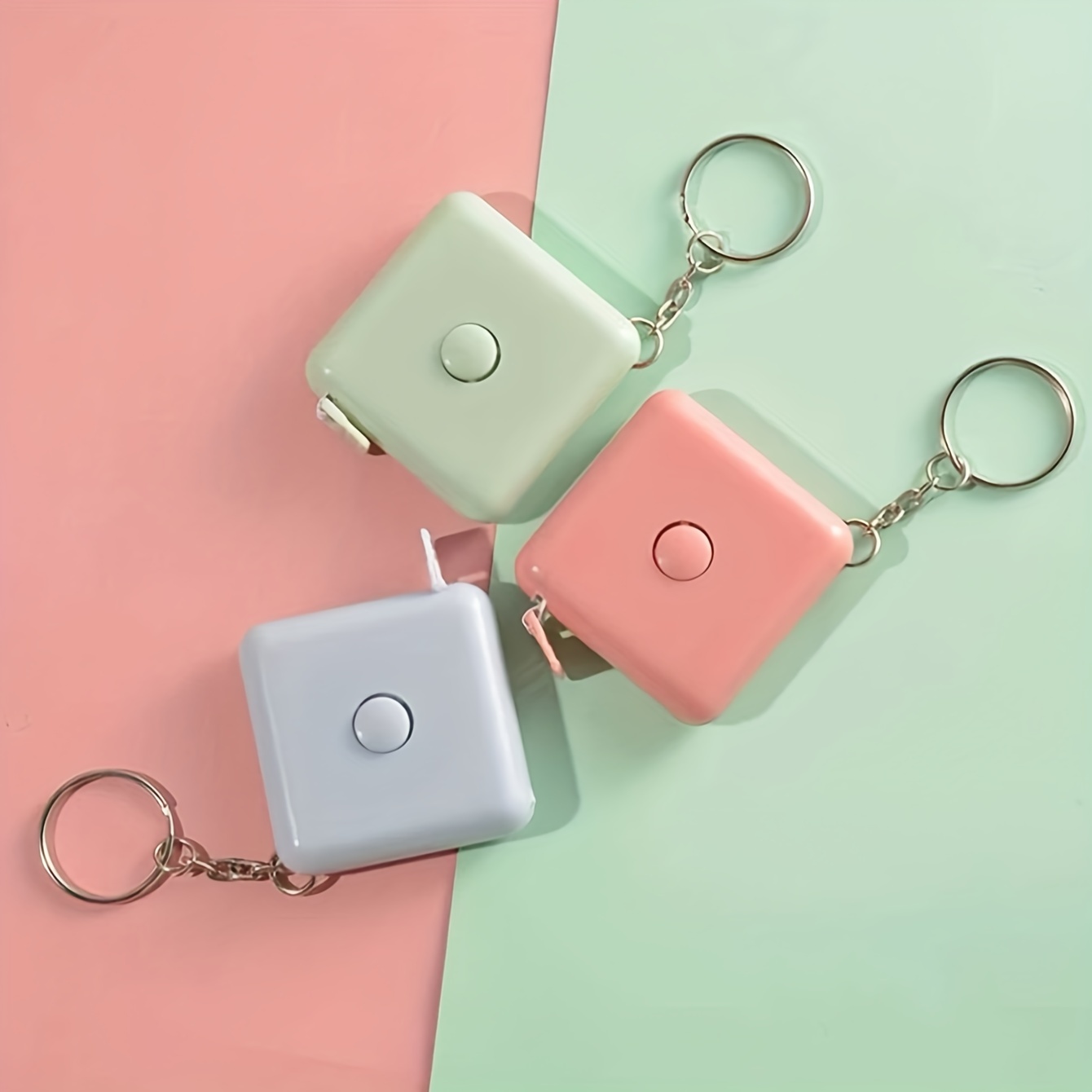 Pocket Pro Mini Tape Measure Keychain