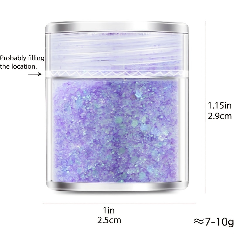 Chunky Glitters Fine Mix Uv Resin Jewelry Making Decor Slime - Temu