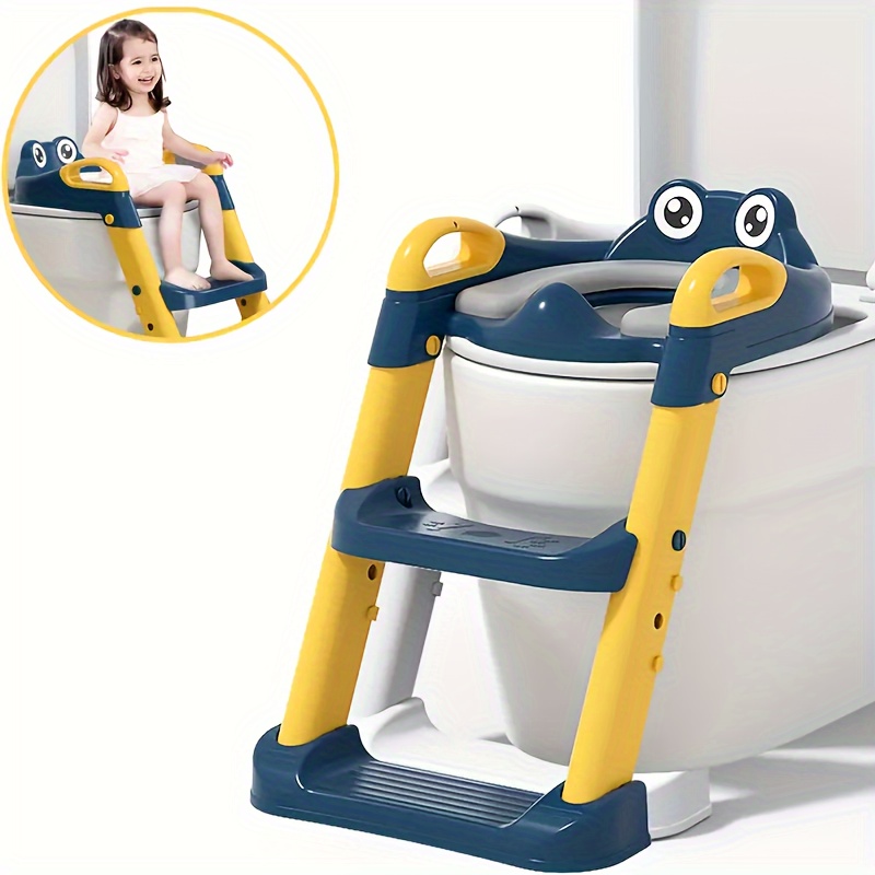 Potty Training Seat Toddler Toilet Seat with Step Stool Ladder