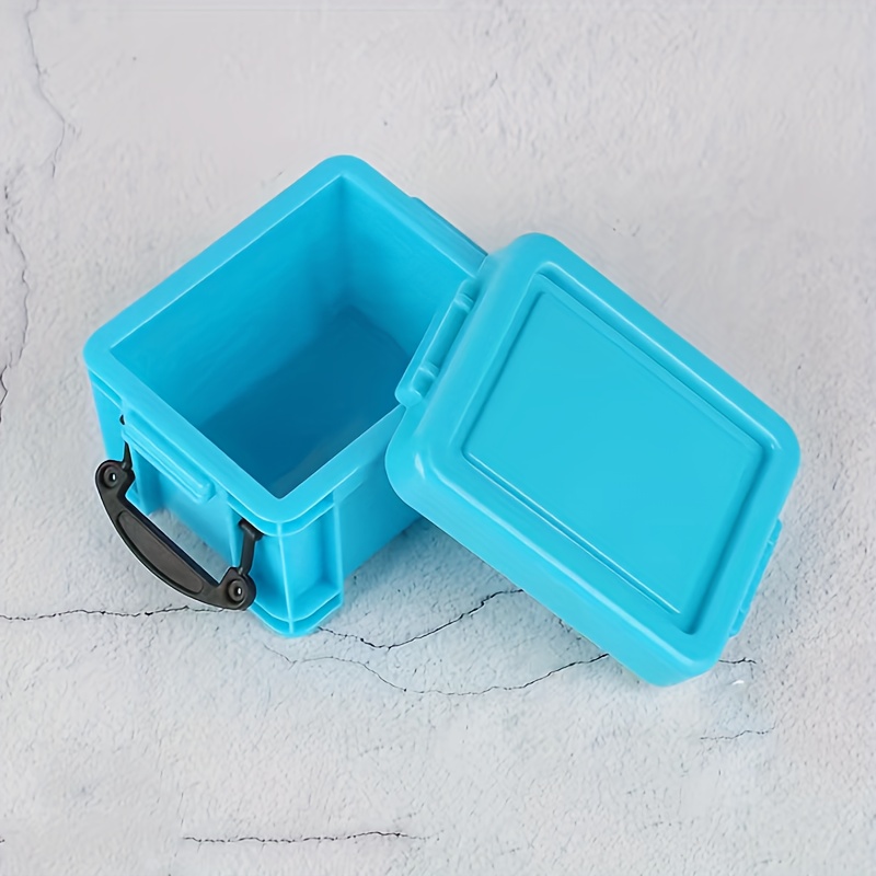 Creative Mini Storage Box Colorful Rectangular Plastic - Temu