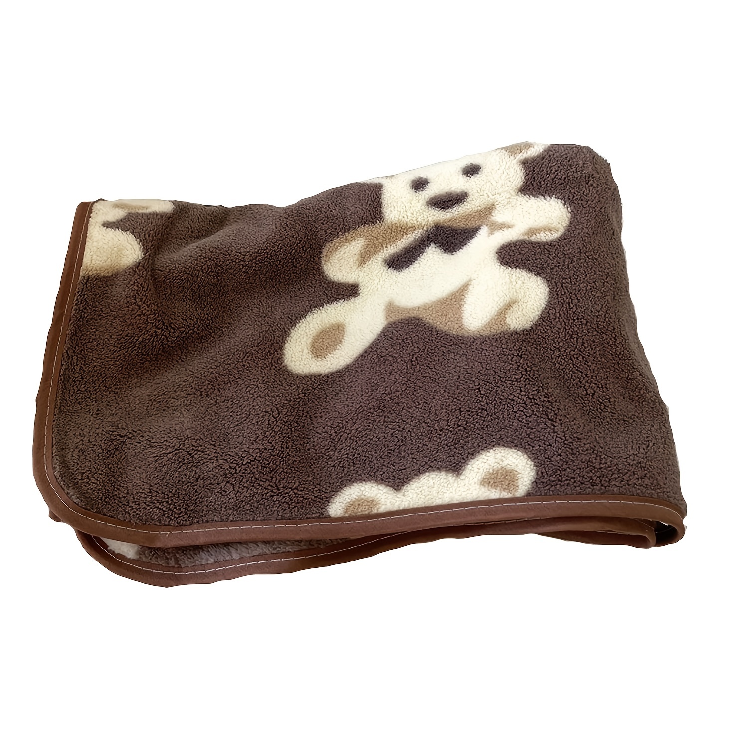 Soft And Absorbent Brown Bear Pattern Bath Towel For Home Use - Temu