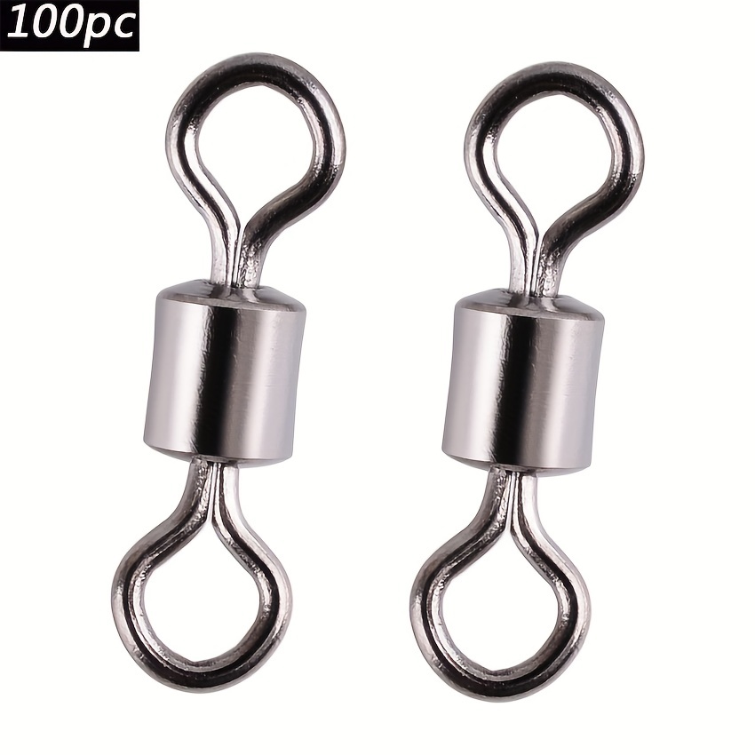 Strong Secure Fish Hook Connector Barrel Swivel Safety Snap - Temu
