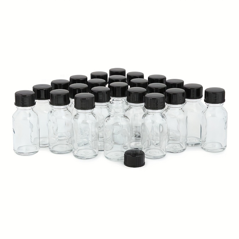 32PCS Clear Dispensing Bottles, 4oz Plastic Squeeze Bottles with Twist Top  Caps Round Squeeze Bottles Empty Squirt Bottles for Oils Inks Liquids  Crafts Kitchen 