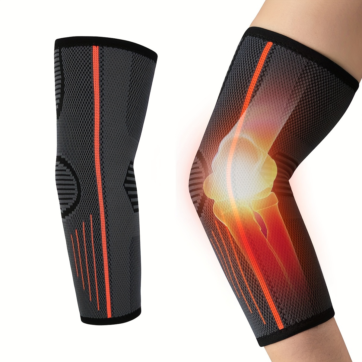 1pc Elbow Compression Sleeve For Tennis, Fitness, Sports, Weightlifting details 3