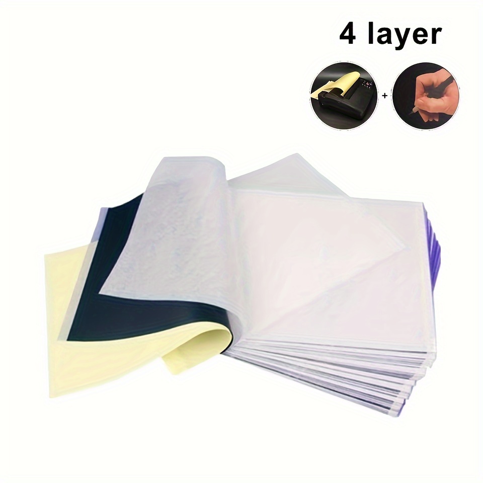 Tattoo Transfer Paper, Tattoo Stencil Transfer Paper For Tattooing, Thermal  Stencil Carbon Copier Paper Compatible With Tattoo Supply - Temu Germany