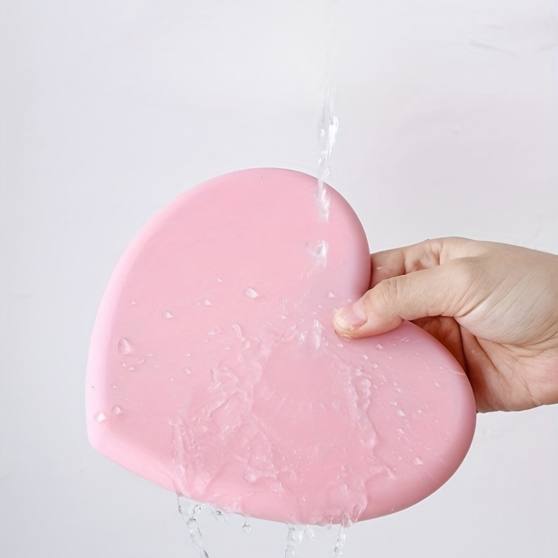 Silicone Placemat Heart Shaped Silicone Heat Insulation Mat - Temu