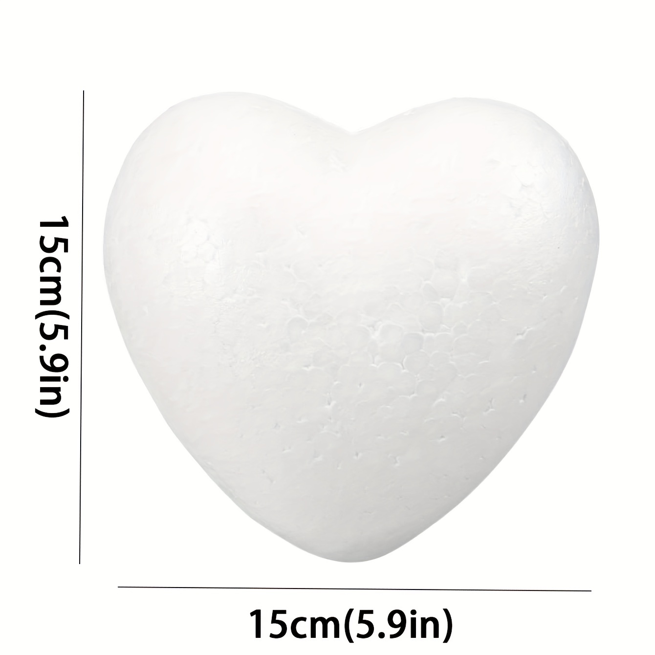 Valentine's Day Cute Foam Love Heart Mold Diy - Temu