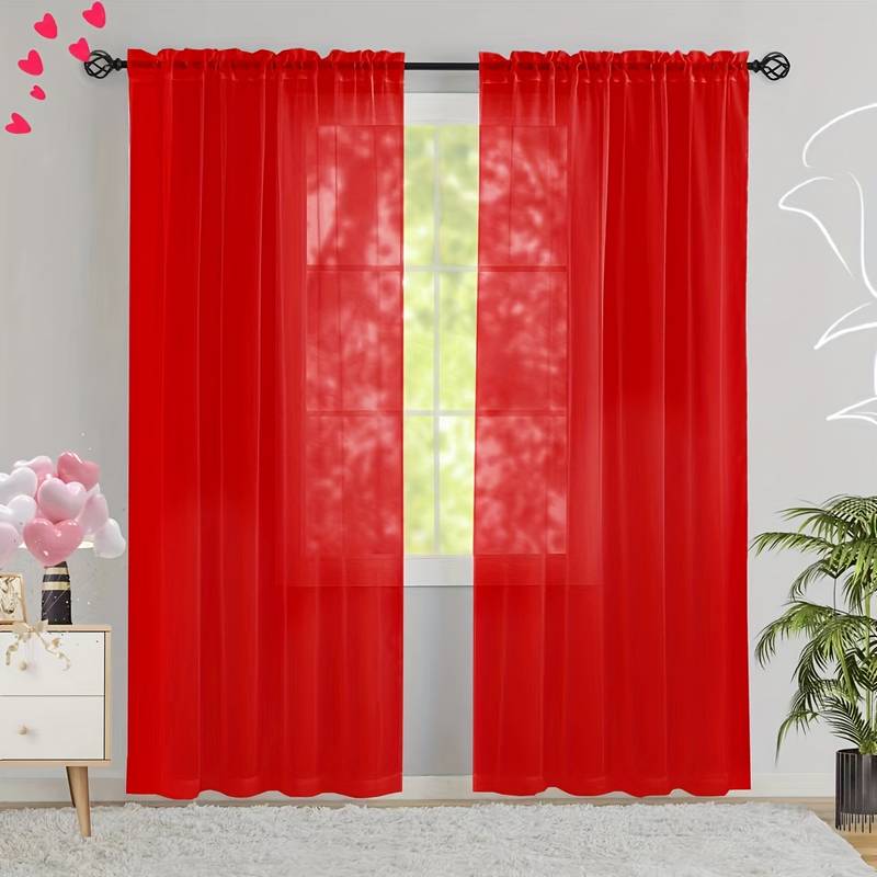 GOOESING Tende Oscuranti Per Camera Da Letto – Pannelli 106x213 Cm Gamepad Videogiochi, Rosso E Blu, Set 2 Pezzi
