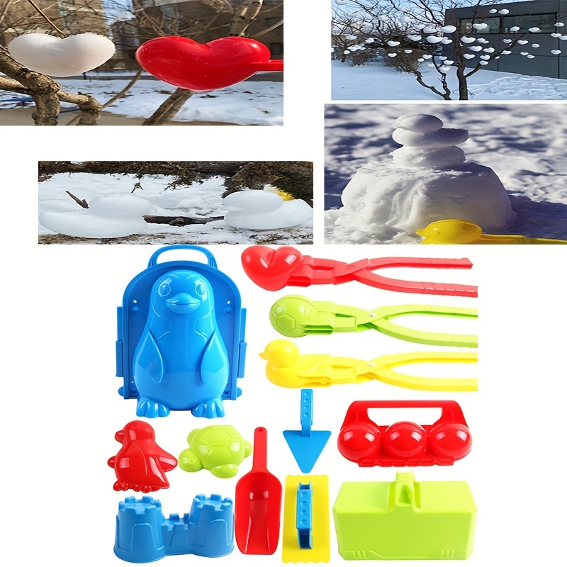 Snowball Maker Snow Toys Molds With Gift Bag Outdoor Toys - Temu