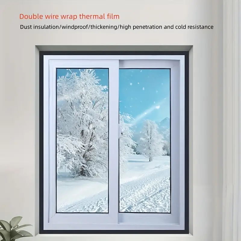 1 Stück Fenster isolierfolie Stanzfreie Kältebeständige - Temu Austria