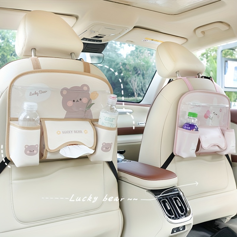 Multifunctional Car Seat Back Storage Bag Making Tissue - Temu