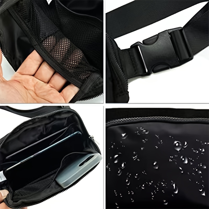 Unisex Mini Belt Bag With Adjustable Strap Small Waist Pouch For
