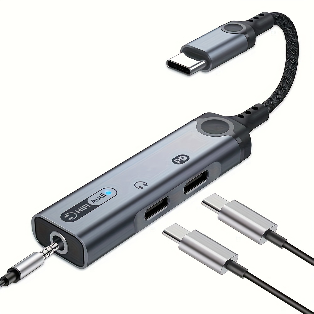 Adaptateur Jack USB C vers Prise Jack 3,5 mm pour Casque Compatible avec  Prise de