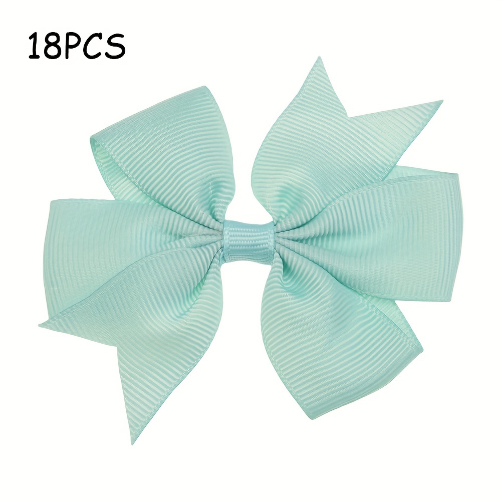 40 PCS Multi-colored 346 8Hand-made Grosgrain Ribbon Hair Bow