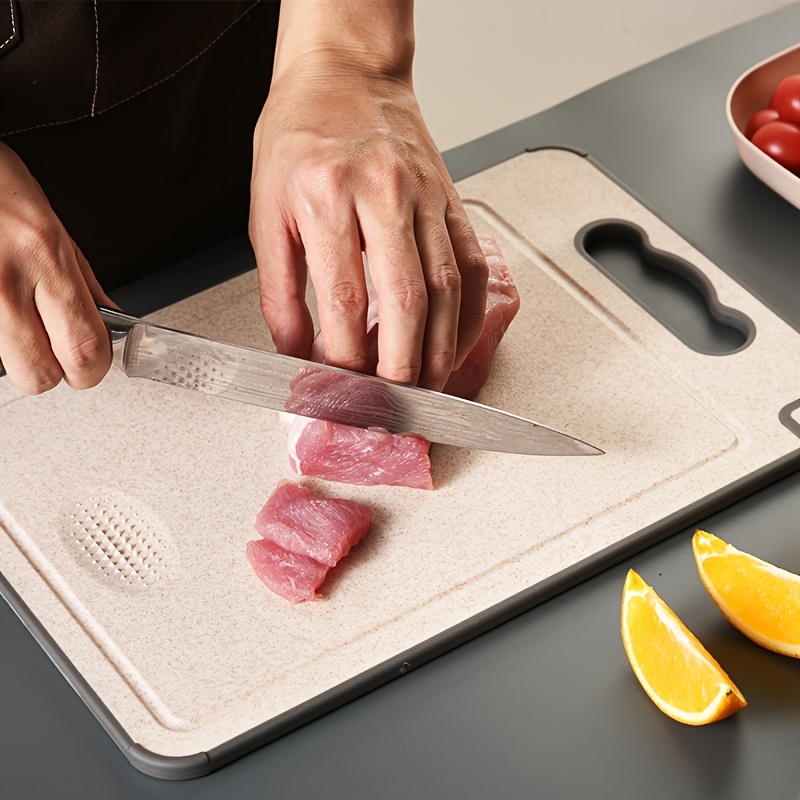 Chopping Board, Kitchen Plastic Cutting Boards, Cutting Board For Meat  Fruit And Vegetable, Cutting Mats, Dishwasher Safe, Non-slip Cutting Board  Includes Cutting Board Stand, Kitchen Stuff, - Temu