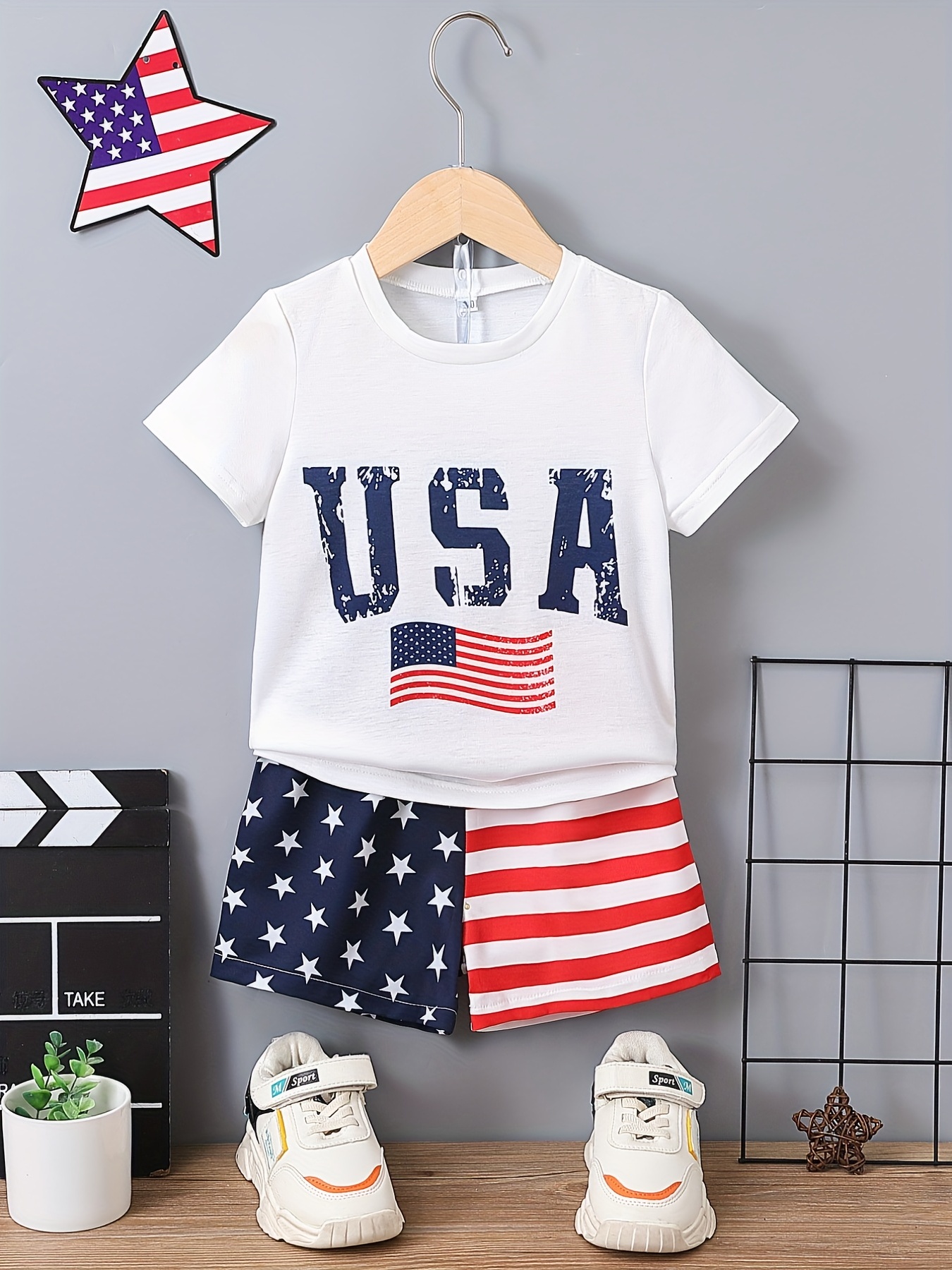4th Of July Boyshort Panties for Women Usa Flag Soft Comfy Cotton Panties  Breathable Pajamas Shorts Stars Stripes Knickers