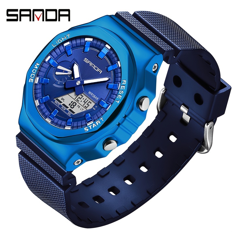 Metal hot sale sports watch