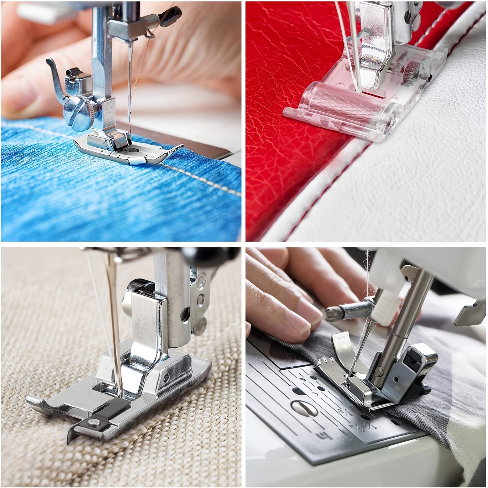 Kare & Kind 11x Sewing Machine Presser Feet Set - Fits Low Shank System -  Snap-on Installation for Sewing, Quilting, Embroidery, Zipper, Crafting-  for Brother, Singer, Janome, Kenmore, Babylock, Juki : 