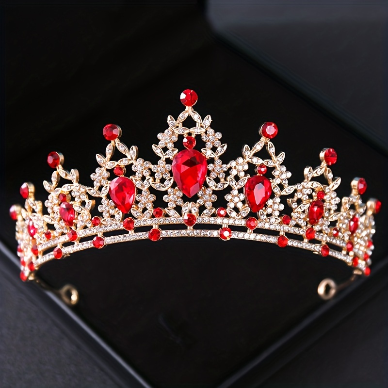 1pc Corona Strass Alta Qualità Principessa Sposa Tiara - Temu Italy