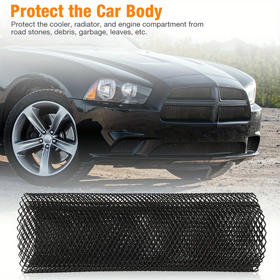 Silver Universal Aluminum Car Vehicle Grille Net Mesh Grill