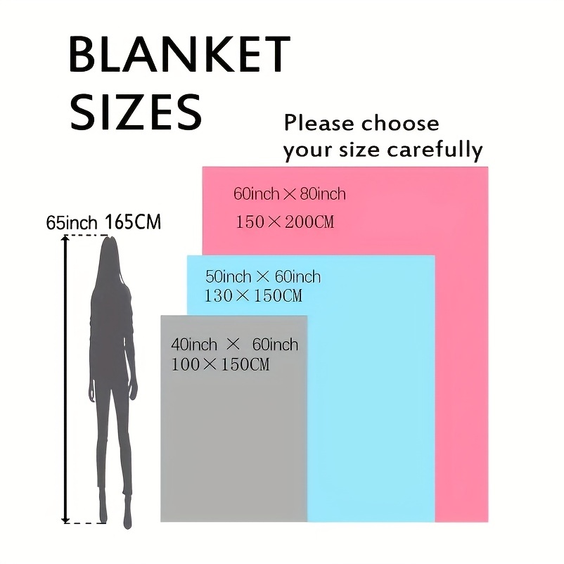 Adult throw best sale blanket size