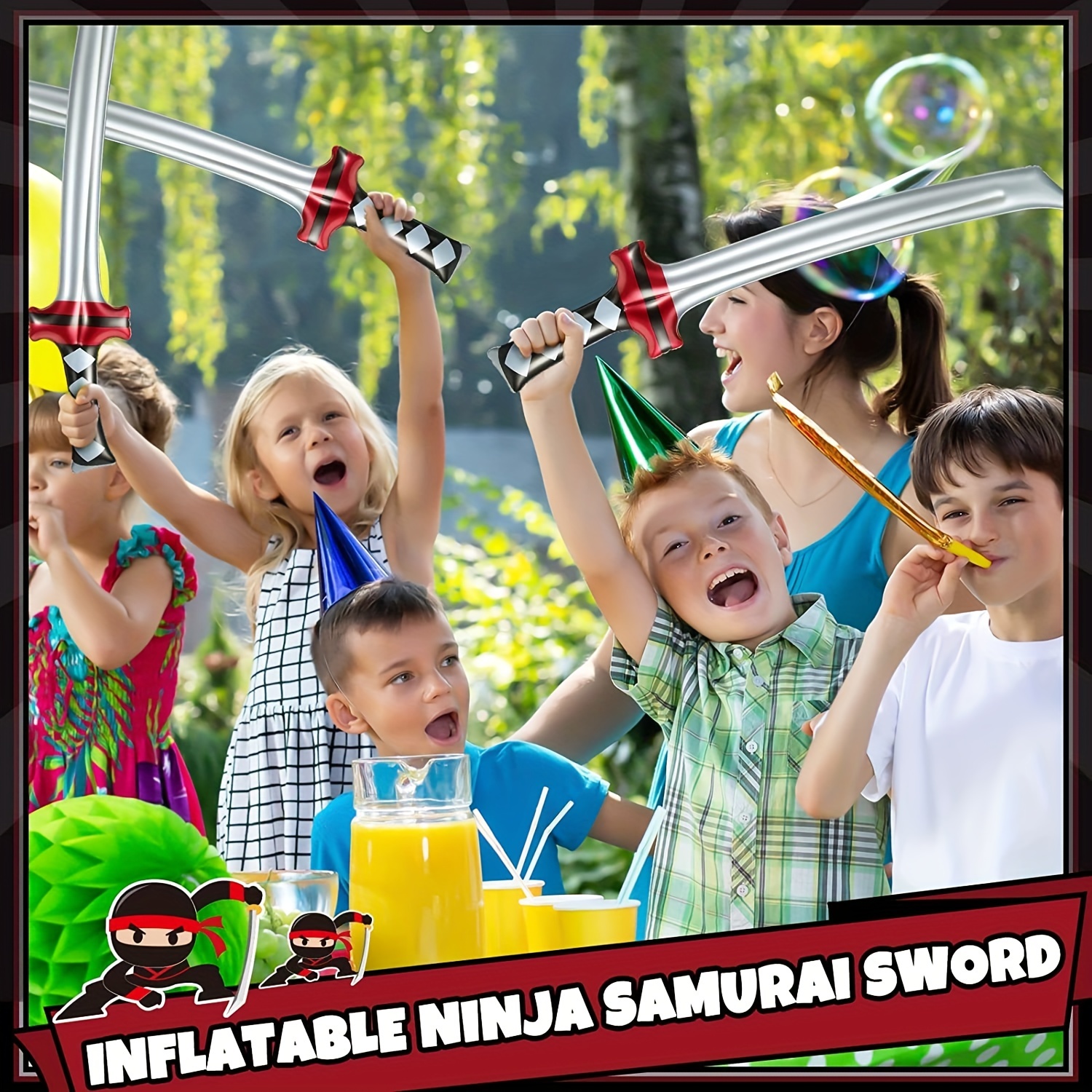 Inflatable Ninja Samurai Sword Inflatable Ninja Sword Inflatable Katana  Sword Toy Inflatable Samurai Sword Toy For Girls And Boys Birthday Ninja  Theme Party Costume Accessories - Temu