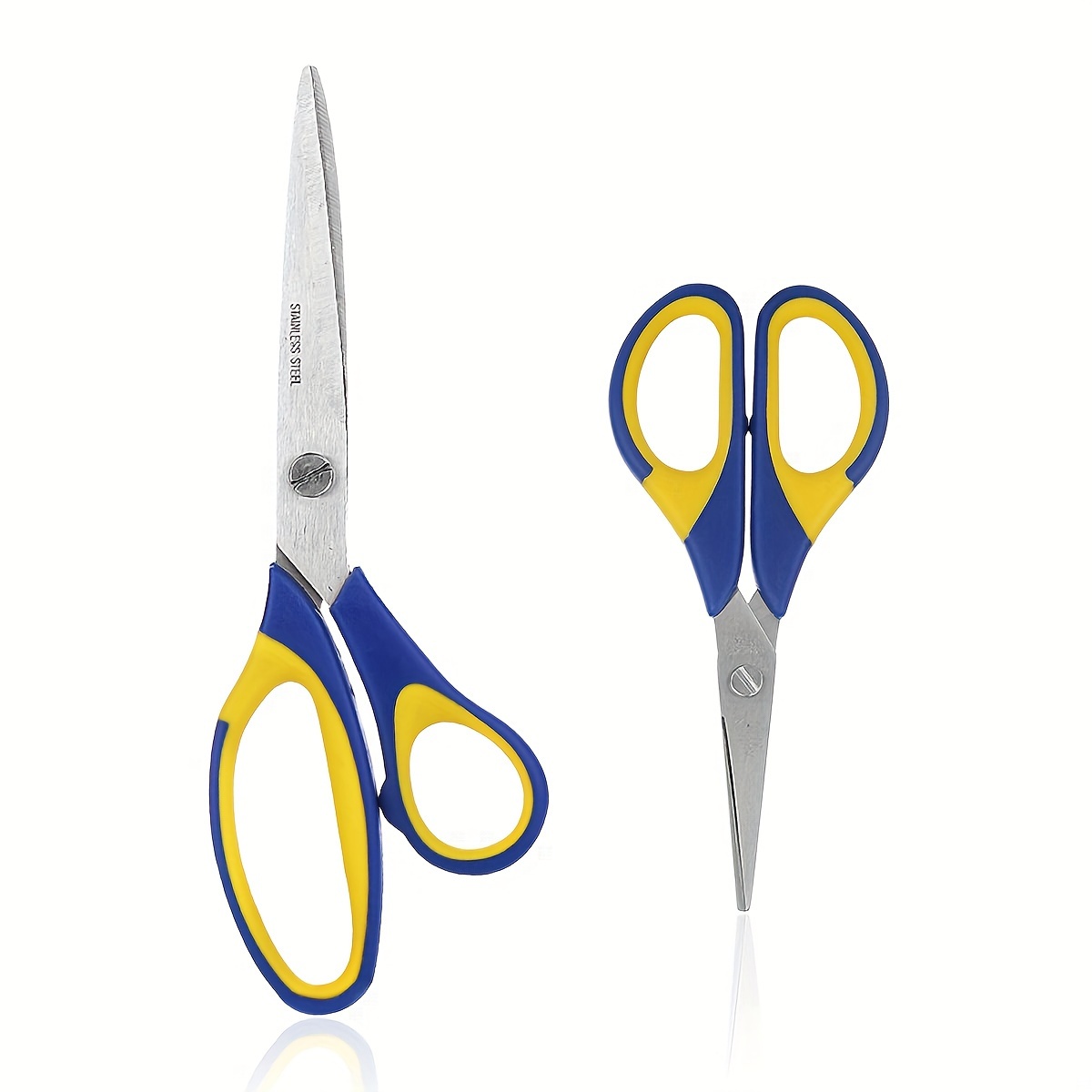 3/1PC Craft Scissors Stainless Steel Scissors with Protective Cover  Straight Tip Sewing Scissors for Crafting