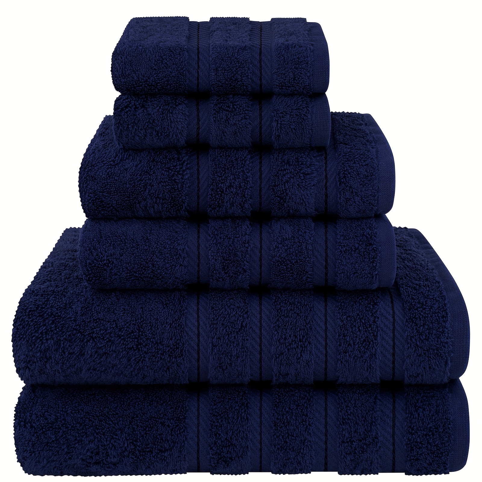 Ensemble de serviettes de bain en coton à séchage rapide, 6mcx. Colour:  blue, Fr