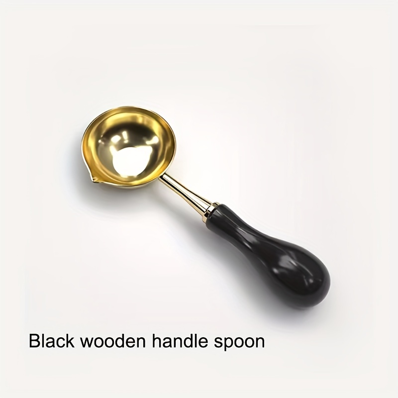 Wax Seal Melting Spoon - Black