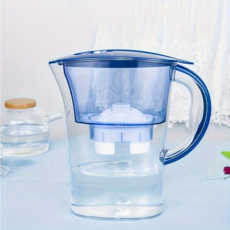 Carafe filtrante en verre résistant à la chaleur de 2,5 L et 1 filtre à eau
