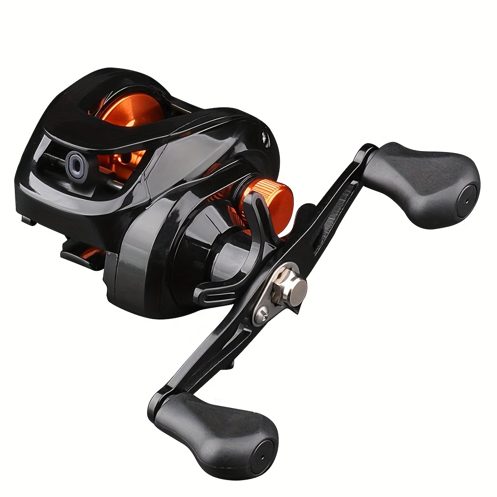 

1pc Long Casting Fishing Reel, Baitcasting Reel With Metal Line Spool, Outdoor Fishing Tackle