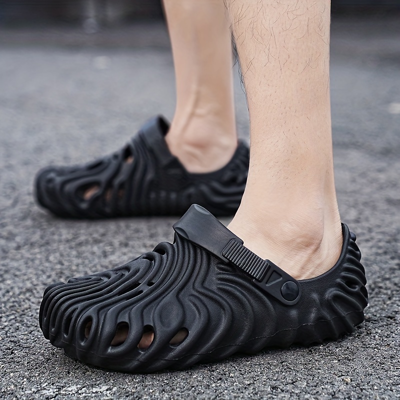 Mens Comfy Slip On Clogs Sandals Mesh Breathable Lightweight