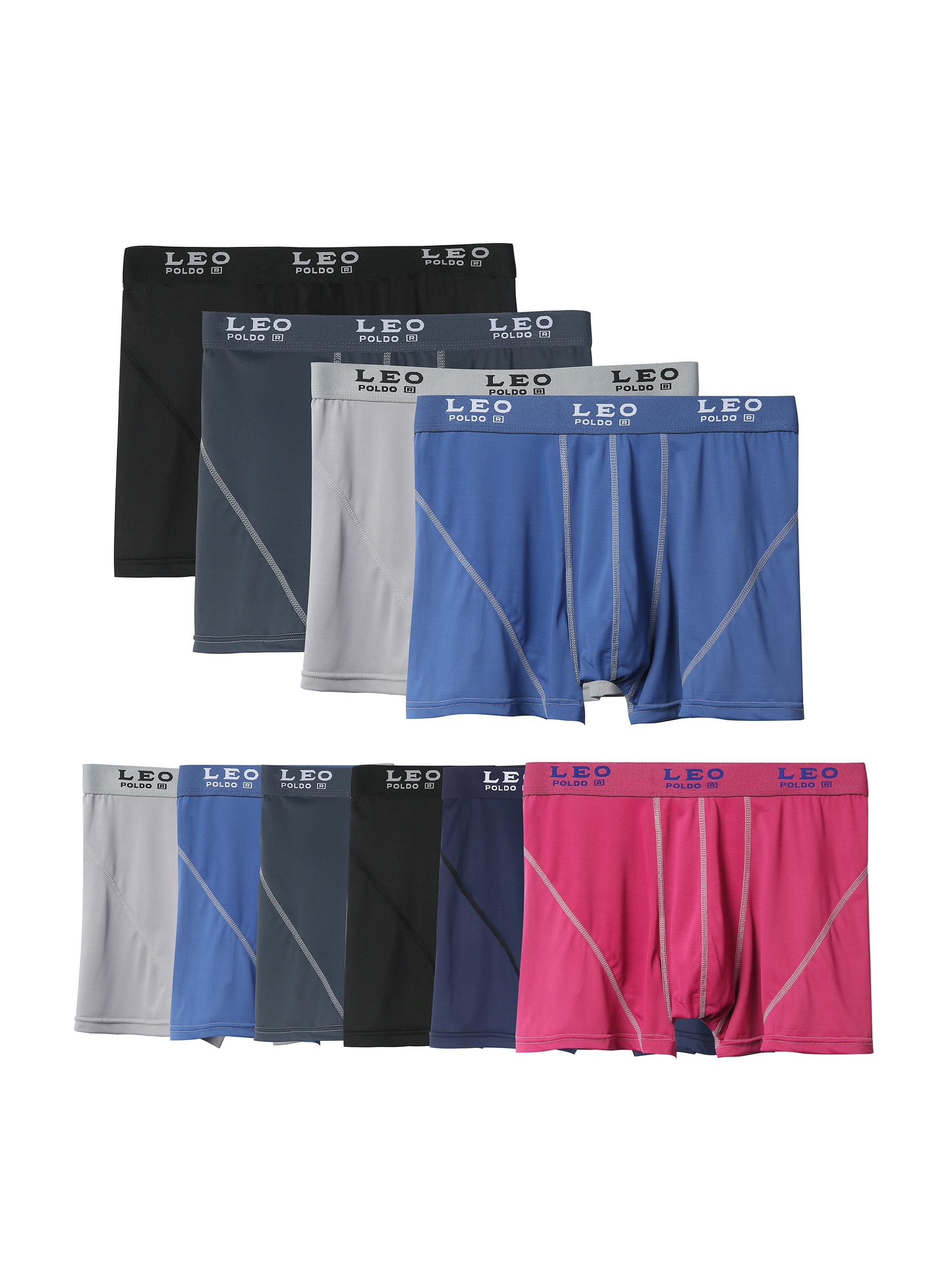 Leo Poldo Men's Fashion Boxer Briefs Underwear Comfortable - Temu