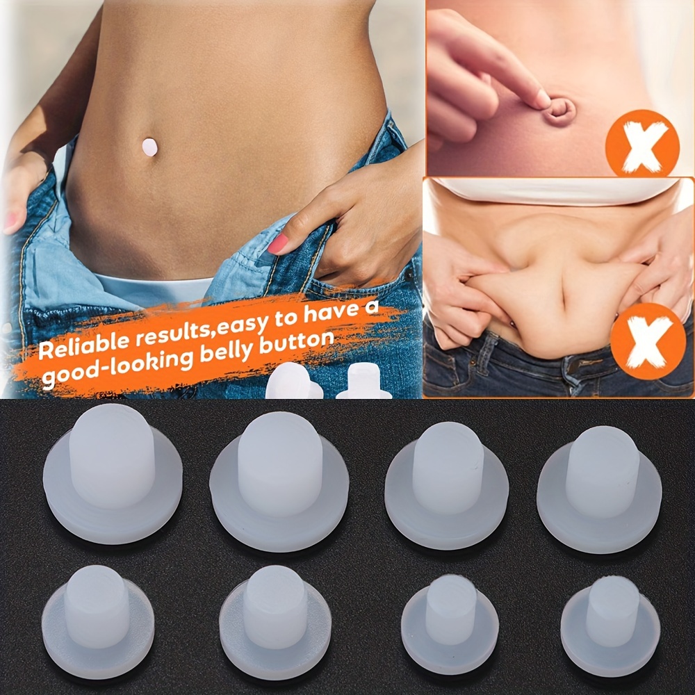 Easy to Clean Silicone Navel Shaper Plug for Prevents Complete Closure of  the Belly Button Help Healing After Tummy Tuck