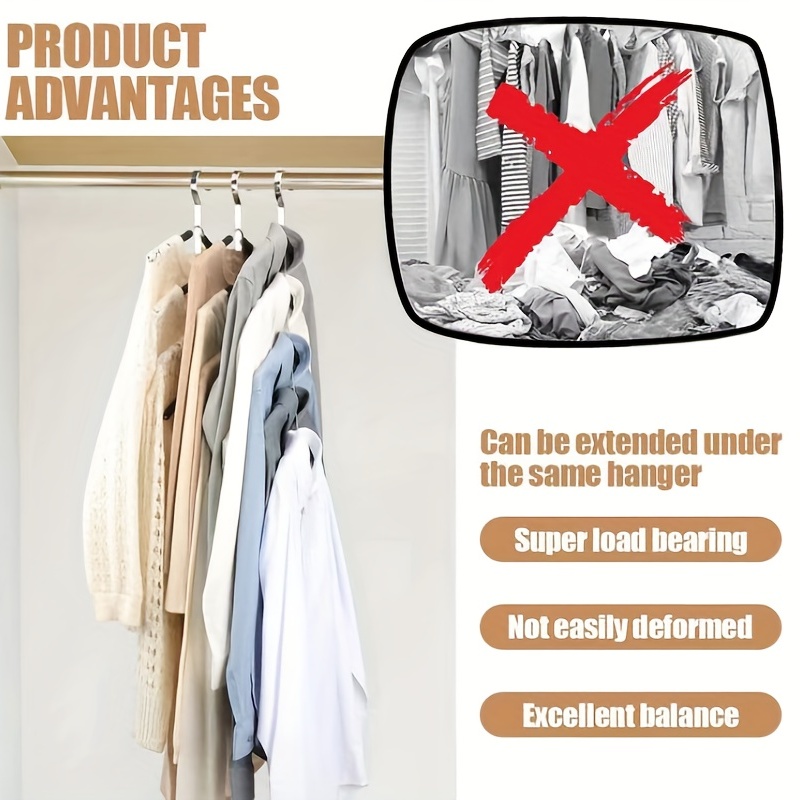 Clothes Hanger Connector Hooks Adhesive Hooks Heavy Duty S - Temu