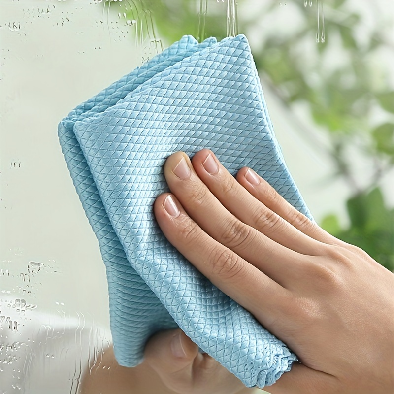 3/5pcs Microfiber Kitchen Towel Set Bamboo Fier Towels For Kitchen Soft  Dish Cloth Absorbent Cleaning Cloth Rags