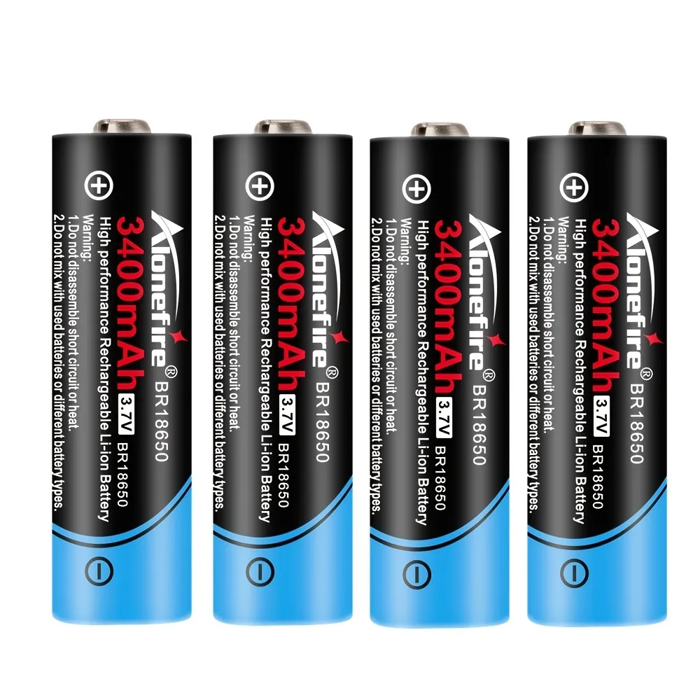 3400mah Rechargeable Lithium Battery - Perfect For Flashlights, Headlamps, Torches, Wireless Microphones & Radios! - Temu
