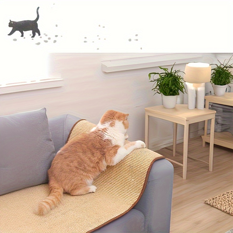 Random Color Sisal Mat, Pet Cat Scratch Board Protection Sofa  Anti-scratching Wear-resistant Grinding Claw No Dandruff Cat Toy  Anti-scratch Pet Cat Mat - Temu
