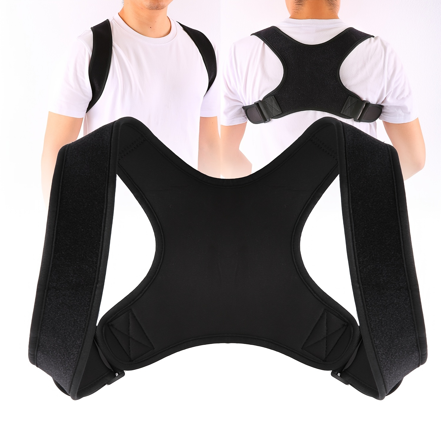 Aolikes Posture Corrector Adjustable Single Shoulder Support Belt