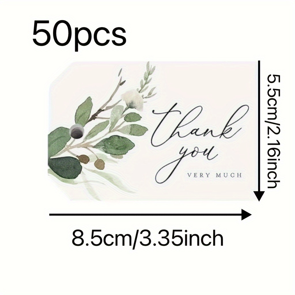 Thank You Gift Tags Floral Thank You Gift Tags Gift Wrap - Temu