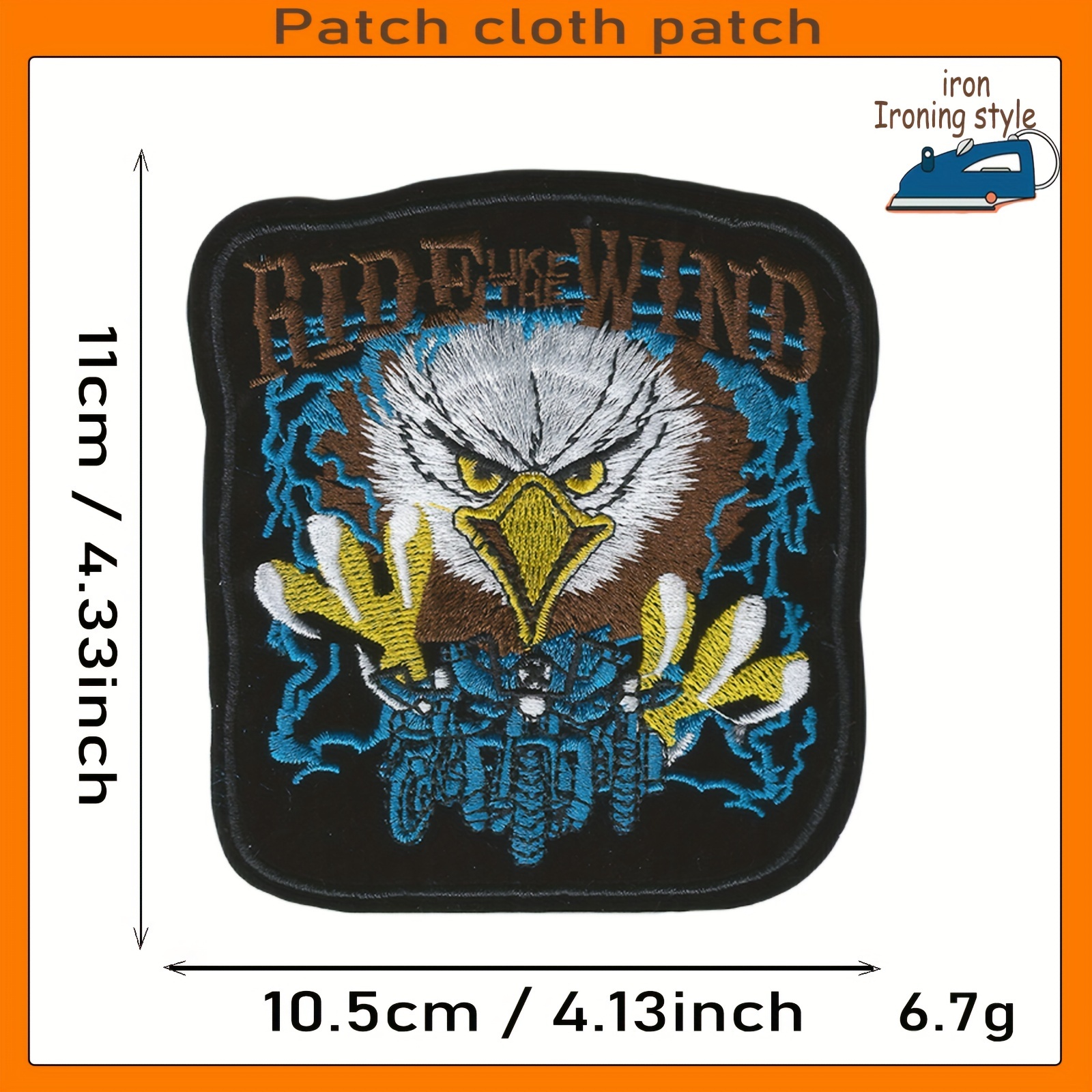 Patch Clothing Sticker Outdoor, Embroidery Patch Outdoor