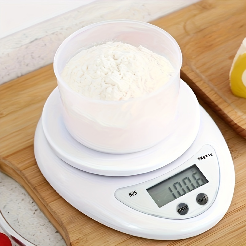 0-1kg/0.1g, 1-5kg/1g, Smart Kitchen Scales Nutrition Food Calorie Scal