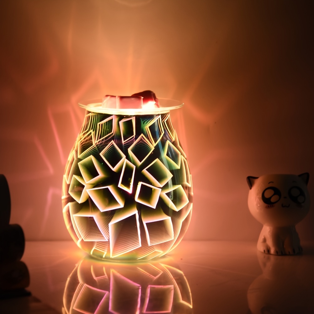 Electric Wax Burner, Bronze Lantern Lamp Scented Candle Melter Warmer  Fragrance