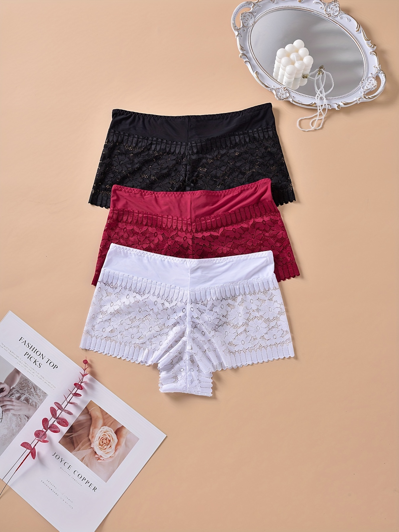 Plus Size Elegant Underwear Set Women's Plus Satin Contrast - Temu Canada