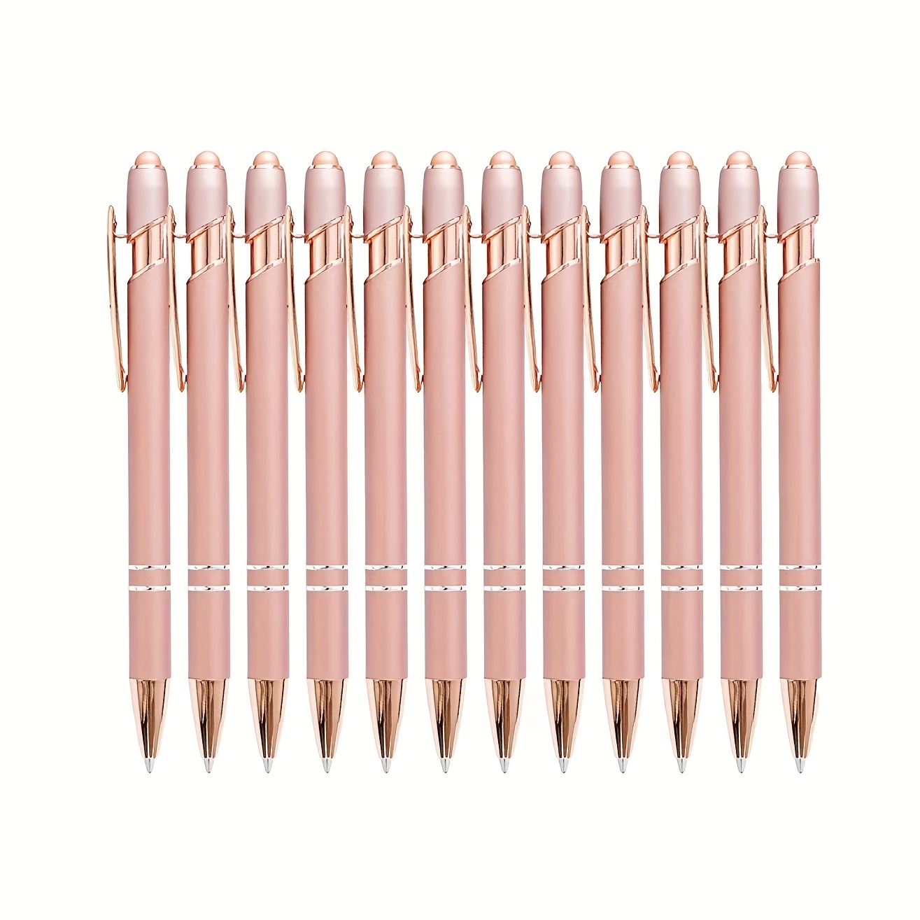 Rose Golden Ballpoint Pen Set For Women Ballpoint Fancy Pens - Temu